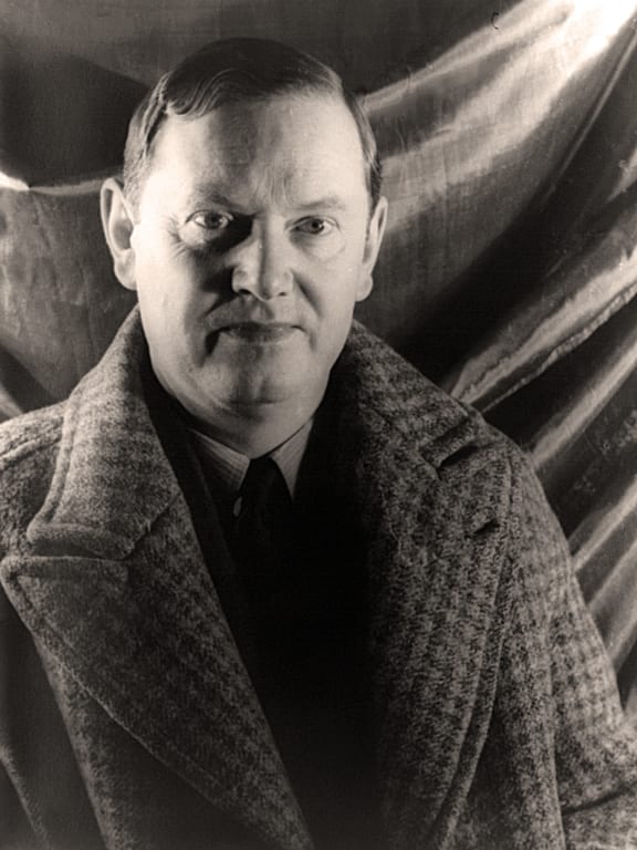English writer Evelyn Waugh, circa 1940