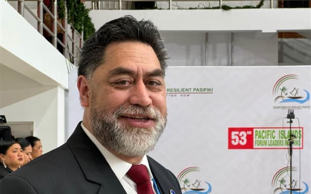 Sione Tekiteki in Tonga for PIFLM 2024 - his last leader's meeting in his capacity as Director of Governance and Engagement.