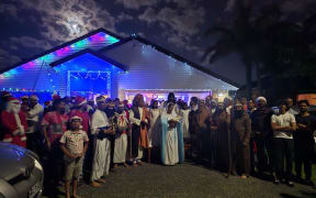 Members of the Kerala community in West Auckland re-created the nativity scene as part of their Christmas carol celebrations.