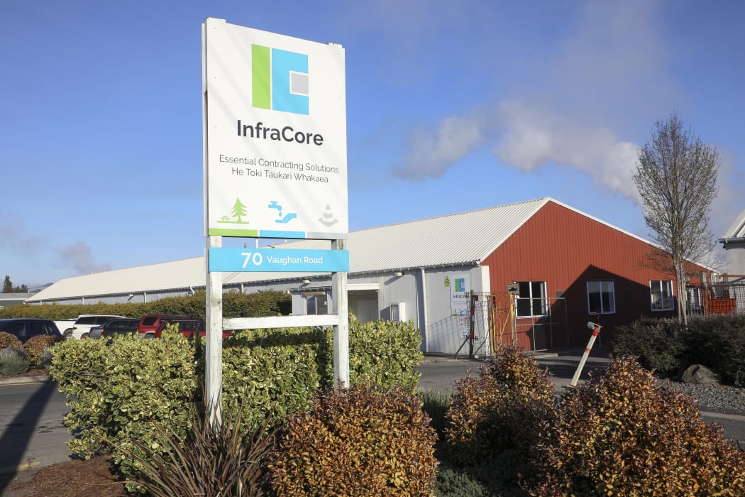 The InfraCore depot in Rotorua.