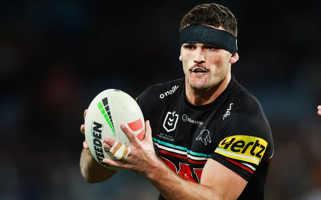 Nathan Cleary of the Panthers. (AAP Image/Mark Evans)