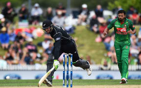 Blackcap player Martin Guptill during the 3rd ODI ANZ International Series match. New Zealand Blackcaps v Bangladesh.