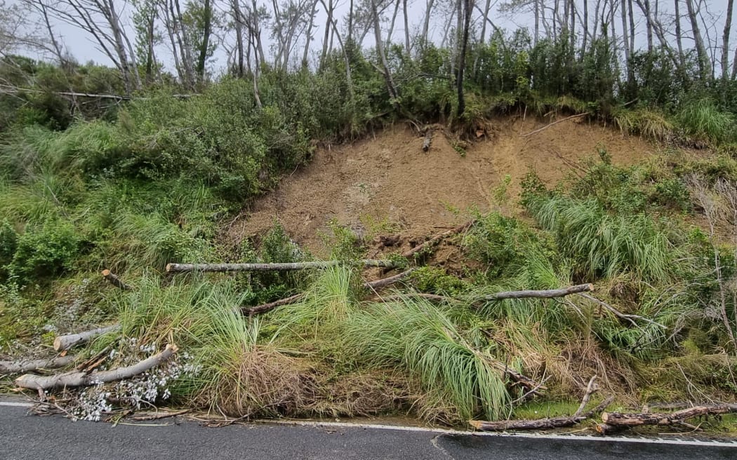 Damage in Wairoa following Cyclone Gabrielle.