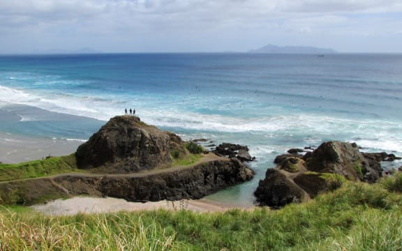 Te Arai Point beach north of Auckland.