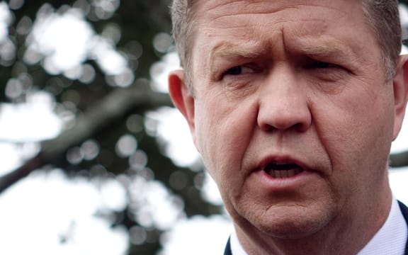 David Cunliffe announces to media in Auckland he's resigning.