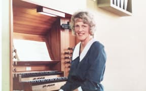 Organist Betty Black at the Royal College of Music