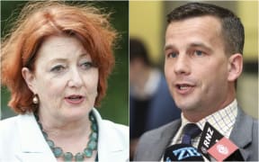 Maggie Barry and David Seymour