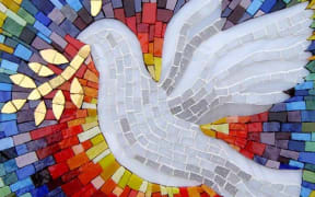 Peace dove mosaic