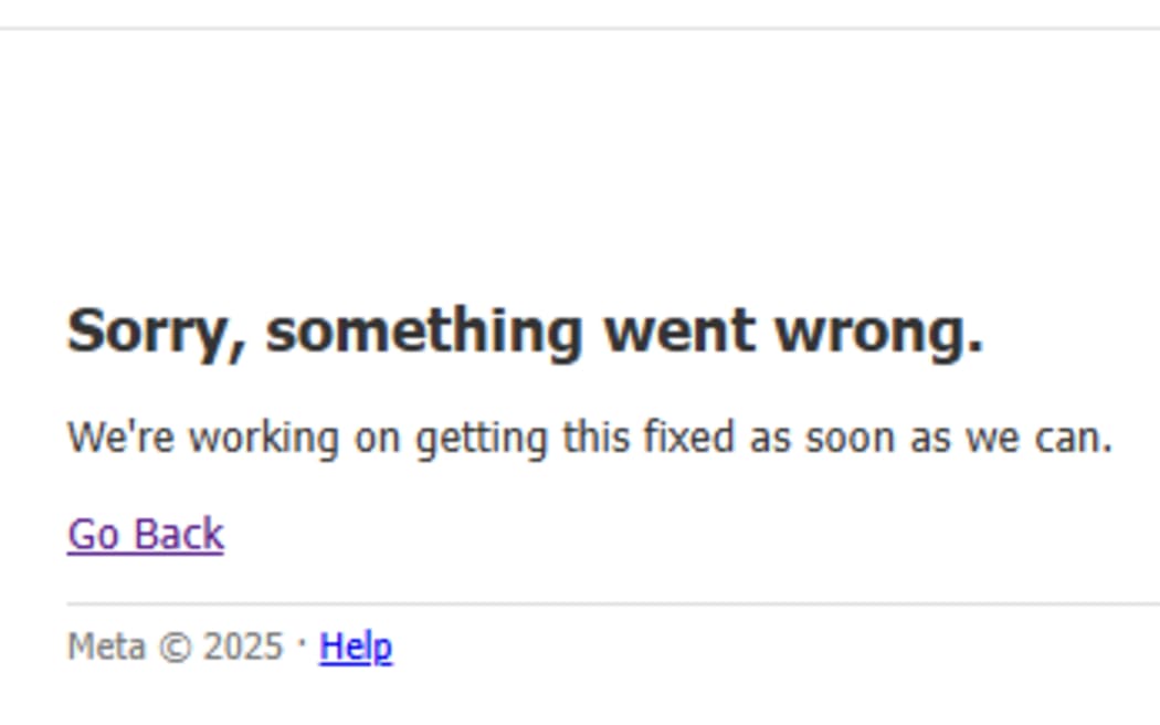 Facebook is reportedly down for many New Zealand trying to access the social media website.