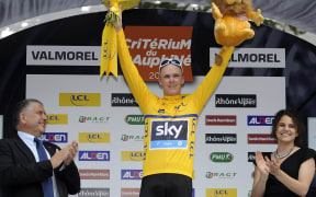 Chris Froome riding for UCI ProTeam Team Sky.