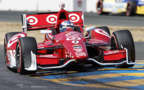 The New Zealand and Team Chip Ganassi Indy Car driver Scott Dixon.