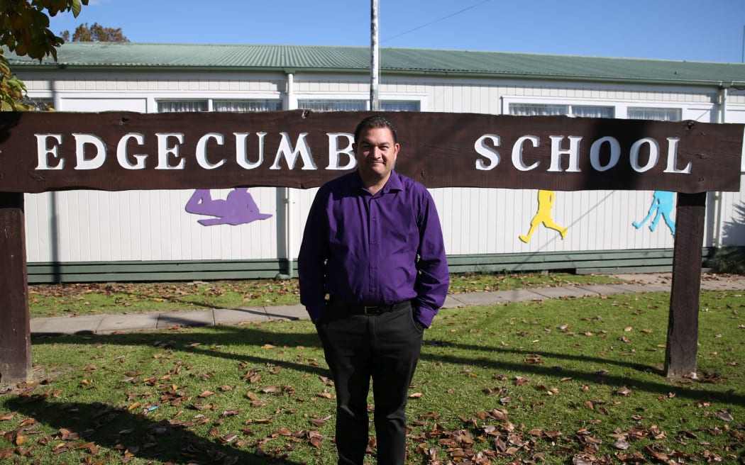 Edgecumbe Primary School principal Kahu Walker says the school's rolls could drop.