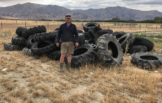 A farmer who had about $40,000 worth of irrigator tyres slashed thinks the act of vandalism is designed to send a message about irrigation in the Mackenzie Country.