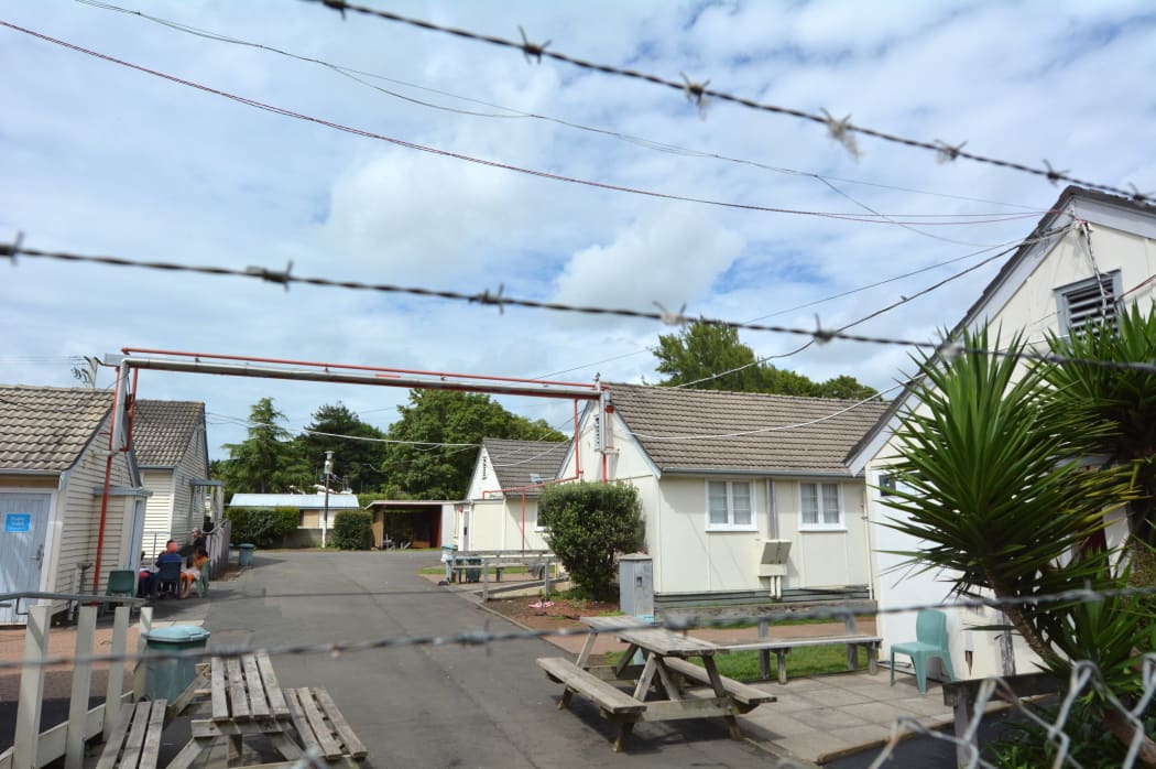 Refugees sleeping quarters at the Mangere Refugee Resettlement Centre in 2016.