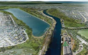 An image of the proposed area in Christchurch's red zone.