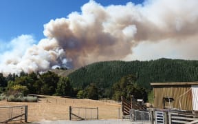 Merv Randle could see the fire at Pigeon Valley from his property soon after it began earlier in 2019.
