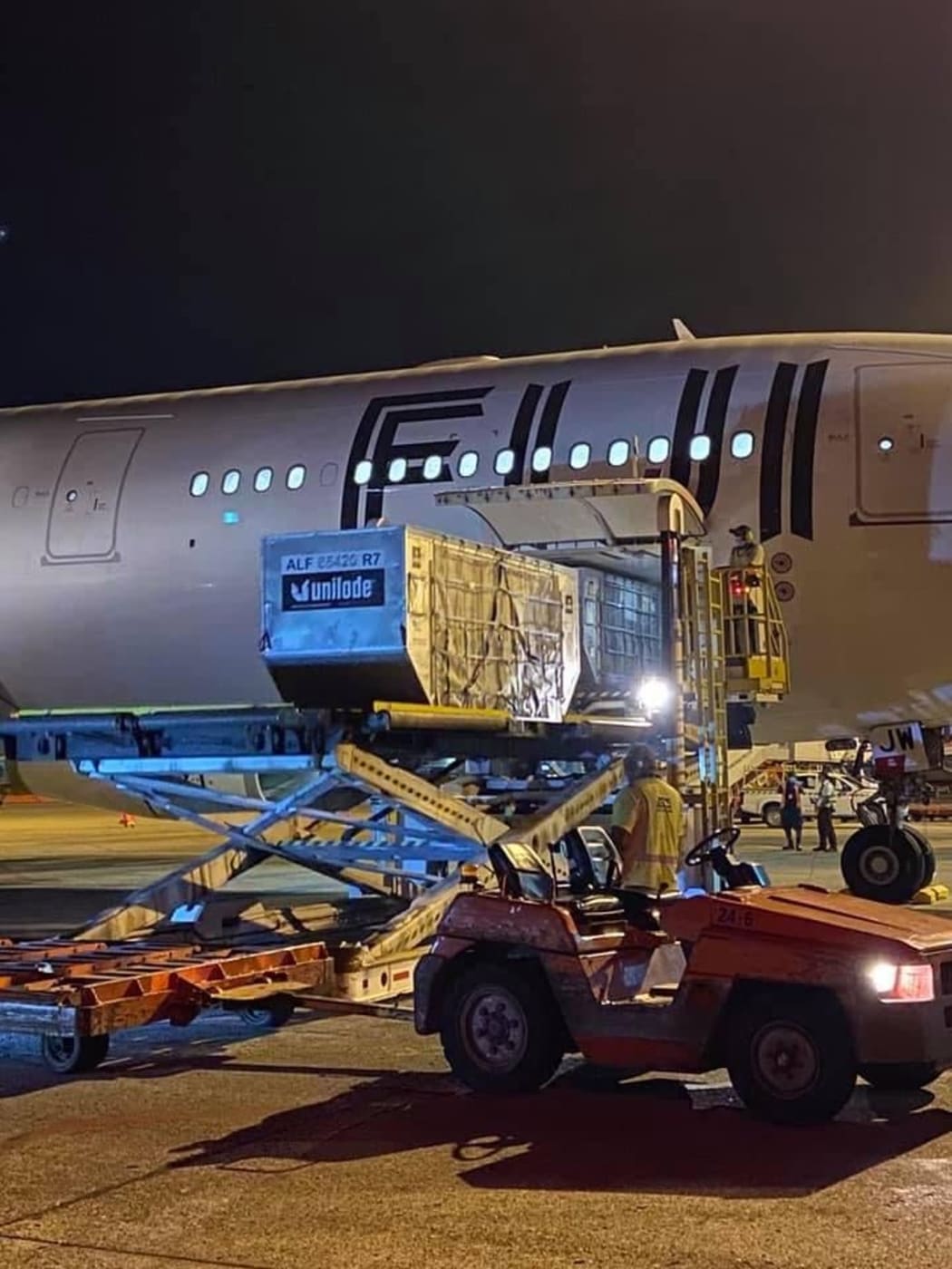 A new batch of Covid-19 vaccines arrive in Fiji.