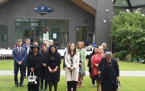Jacinda Ardern at the opening of a new acute mental health facility at Waikato Hospital.