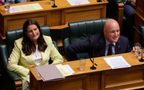 National Party leader Christopher Luxon and deputy leader Nicola Willis