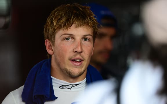 Liam Lawson of Visa Cash-Up Racing Bulls