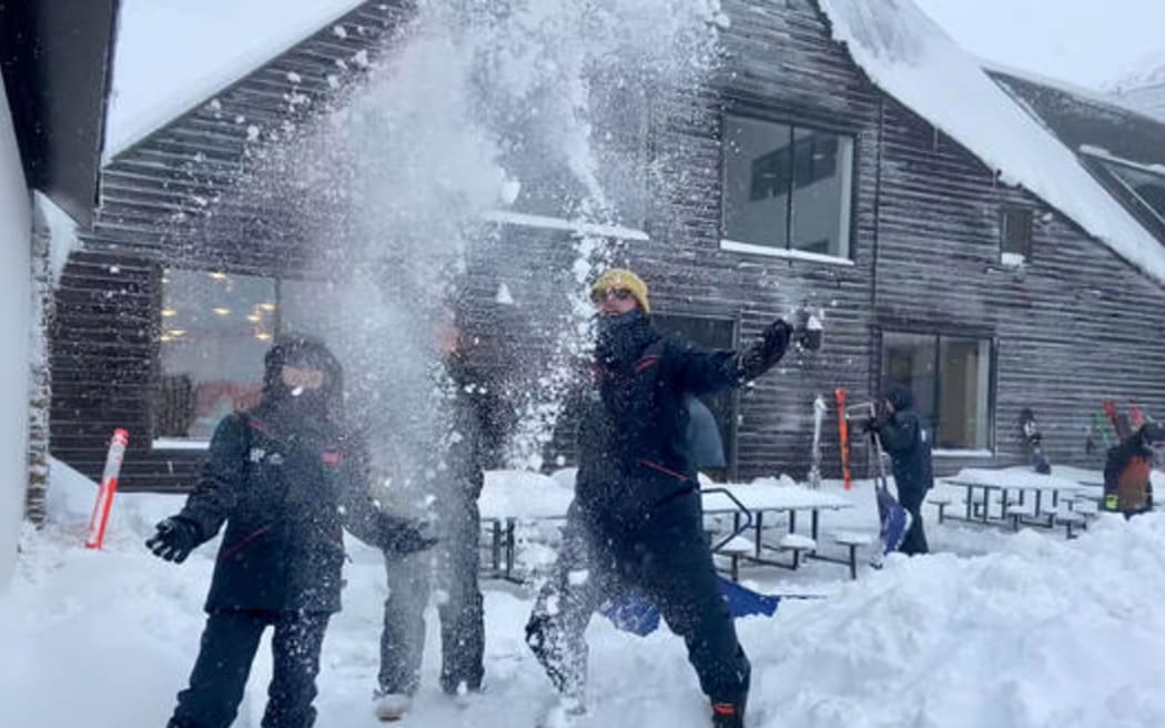 Snow at Cardrona