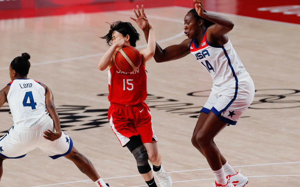 USA women's basketball team.