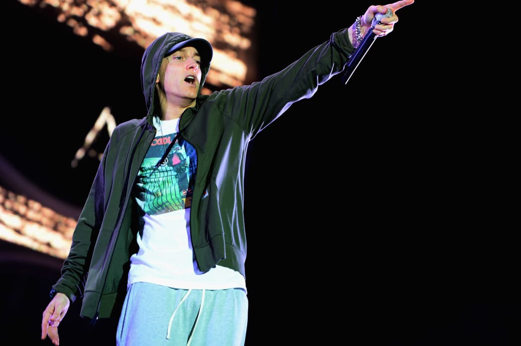 Eminem's music publisher is suing the National Party and others for breaching copyright during the 2014 election campaign.
