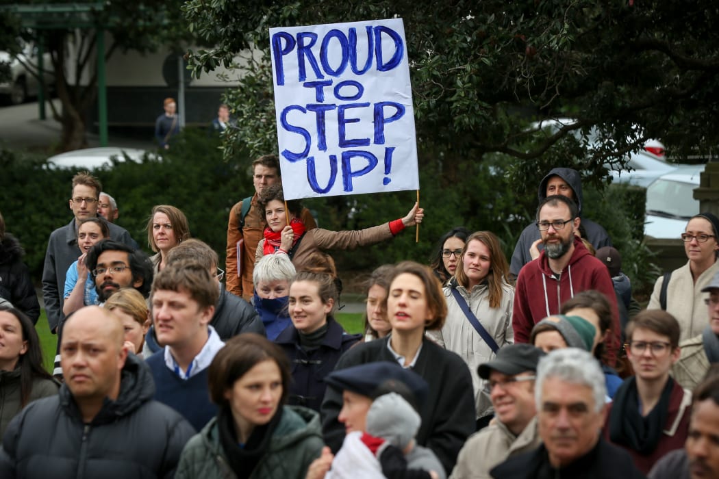Refugees Welcome Protest