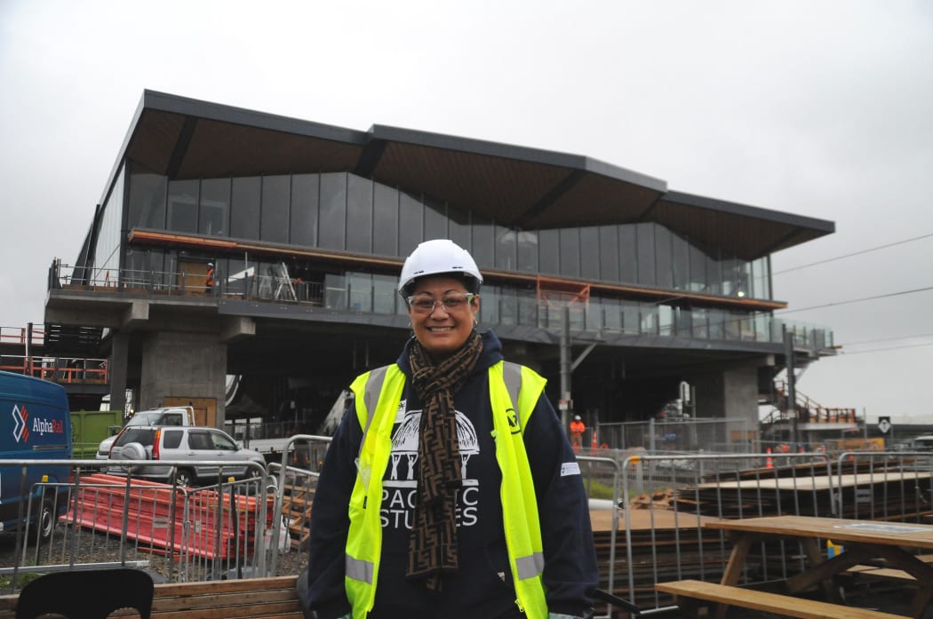 Ōtara-Papatoetoe Local Board member Lotu Fuli was impressed with what she saw at the Puhinui Station Interchange.