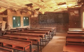 A general view of a classroom at Kuriga school in Kuririga on March 8, 2024, where more than 250 pupils kidnapped by gunmen. Nigeria's President Bola Ahmed Tinubu on March 8, 2024 sent troops to rescue more than 250 pupils kidnapped by gunmen from a school in the country's northwest in one of the largest mass abductions in three years.
The Kaduna state attack was the second mass kidnapping in a week in Africa's most populous state, where heavily armed criminal gangs on motorbikes target victims in villages and schools and along highways in the hunt for ransom payments.
Local government officials in Kaduna State confirmed the kidnapping attack on Kuriga school on March 7, 2024, but they have still not given figures as they said they were still working out how many children had been abducted. (Photo by Haidar Umar / AFP)
