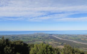 The Kaikōura Peninsula from above.