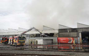 Sydenham workshop fire 26 September.