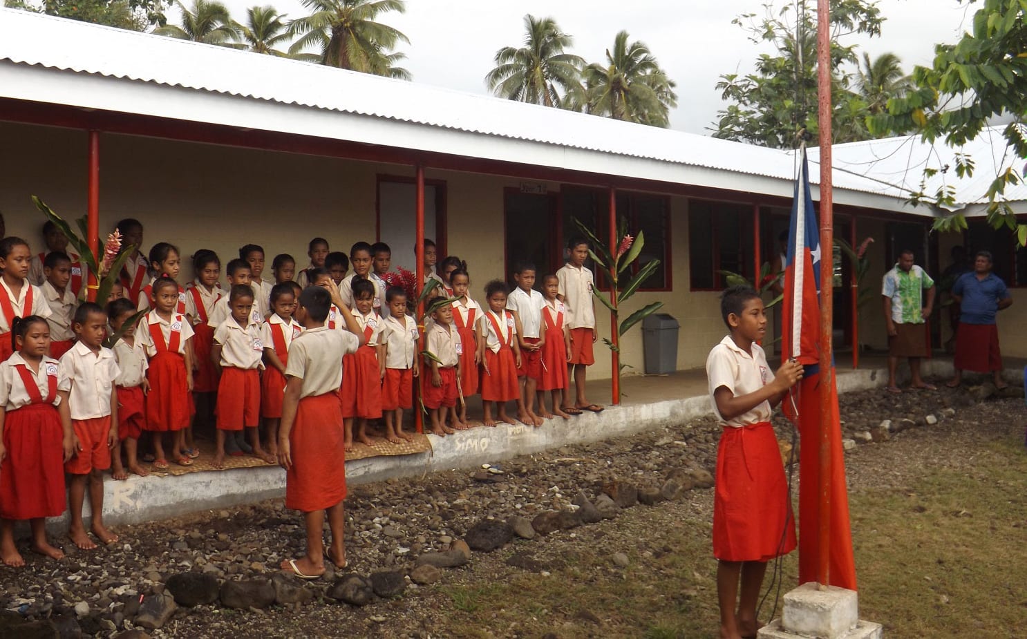 Manunu school children