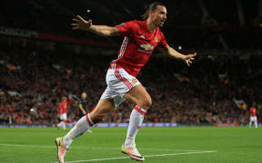 Manchester United striker Zlatan Ibrahimovic.