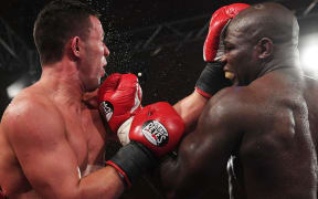 New Zealand Heavyweight boxer Joseph Parker v French Cameroon boxer Carlos Takam.