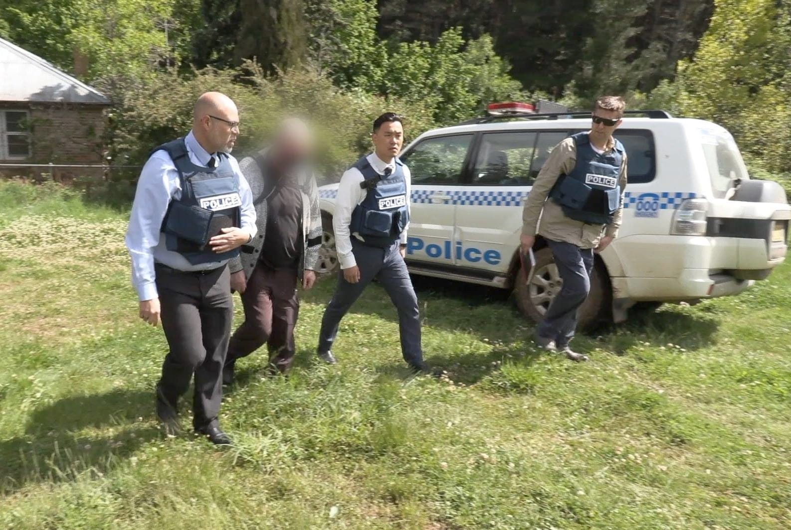 New South Wales police arrest a 70-year-old man in the state's Central Tablelands area for being an accessory after the fact to murder.