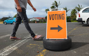 Voting sign, election, ballot