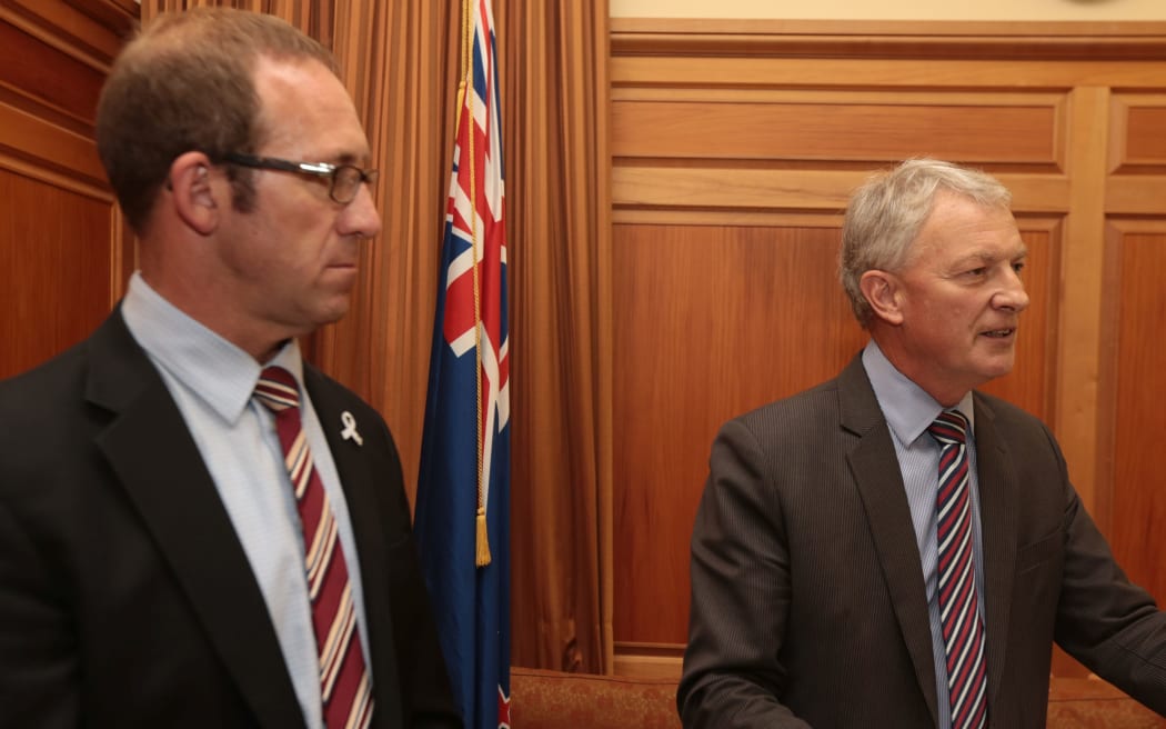 Andrew Little and Phil Goff