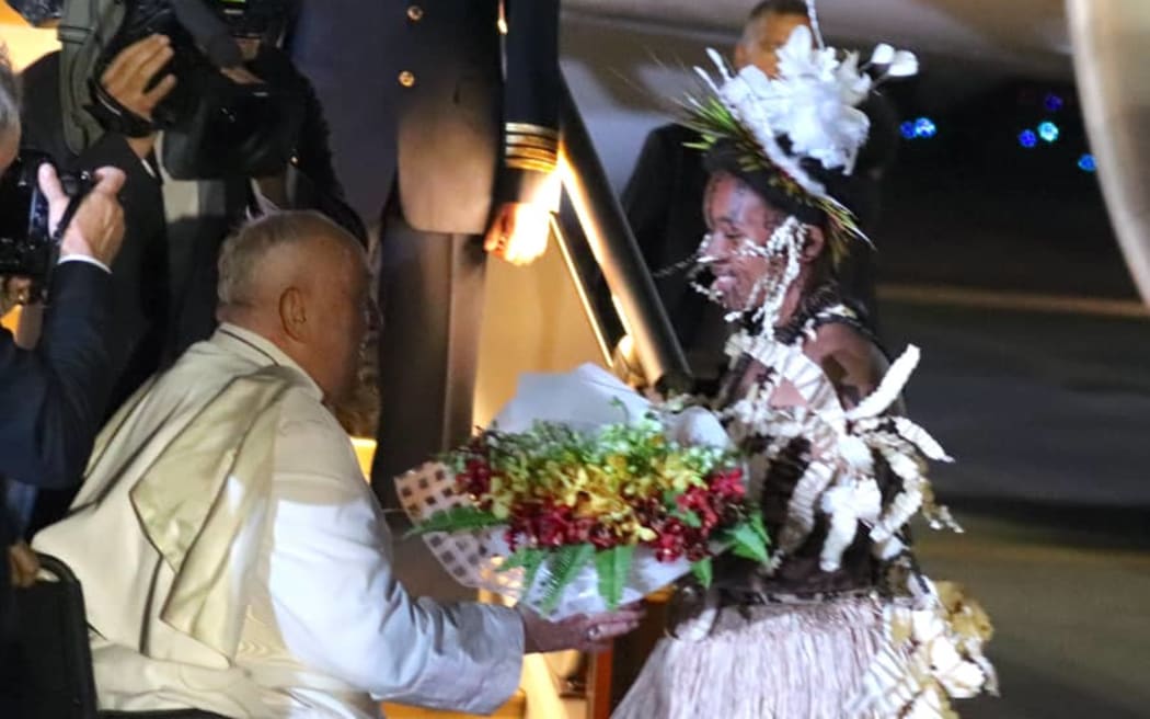 Pope Francis in Papua New Guinea.