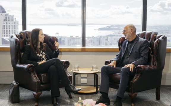 Prime Minister Jacinda Ardern meets Auckland mayor Wayne Brown, 20 October 2022.