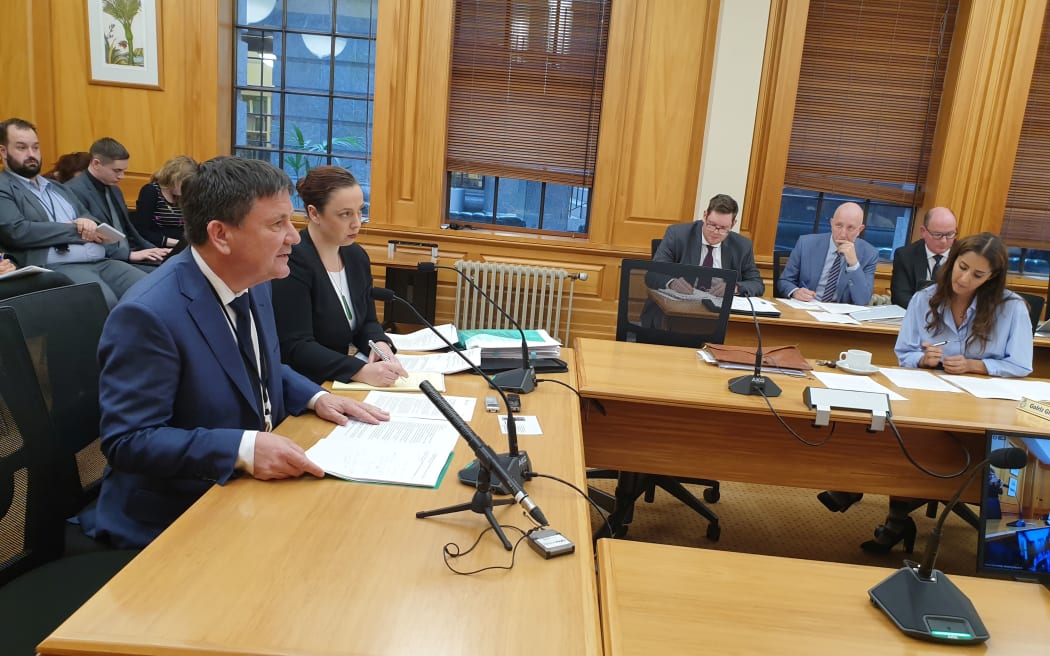 John Edwards, The Privacy Commissioner at the select committee.