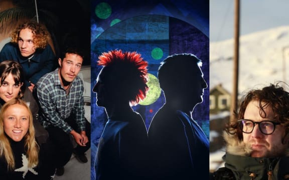 Images of There’s A Tuesday, Pitch Black and Zach Condon of Beirut