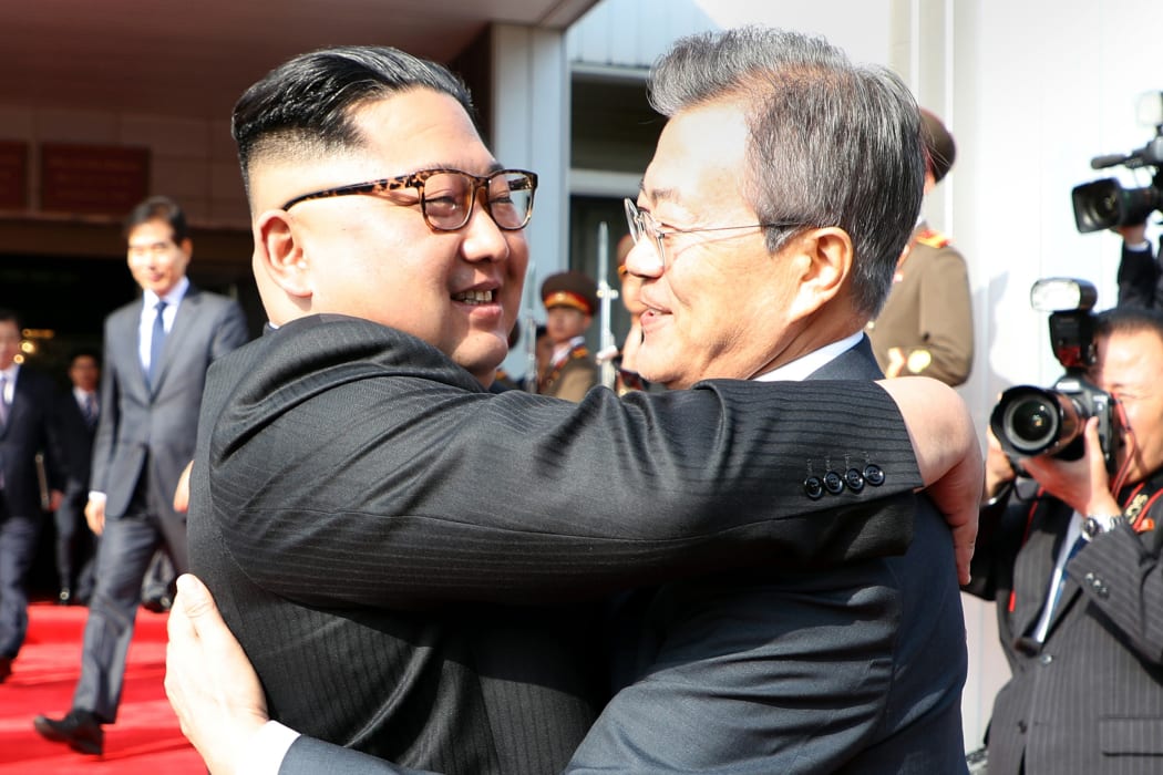 South Korea said President Moon Jae-in met with North Korea's leader Kim Jong Un inside the Demilitarised Zone dividing the two nations, a day after US President Donald Trump threatened to abandon a summit with Pyongyang.