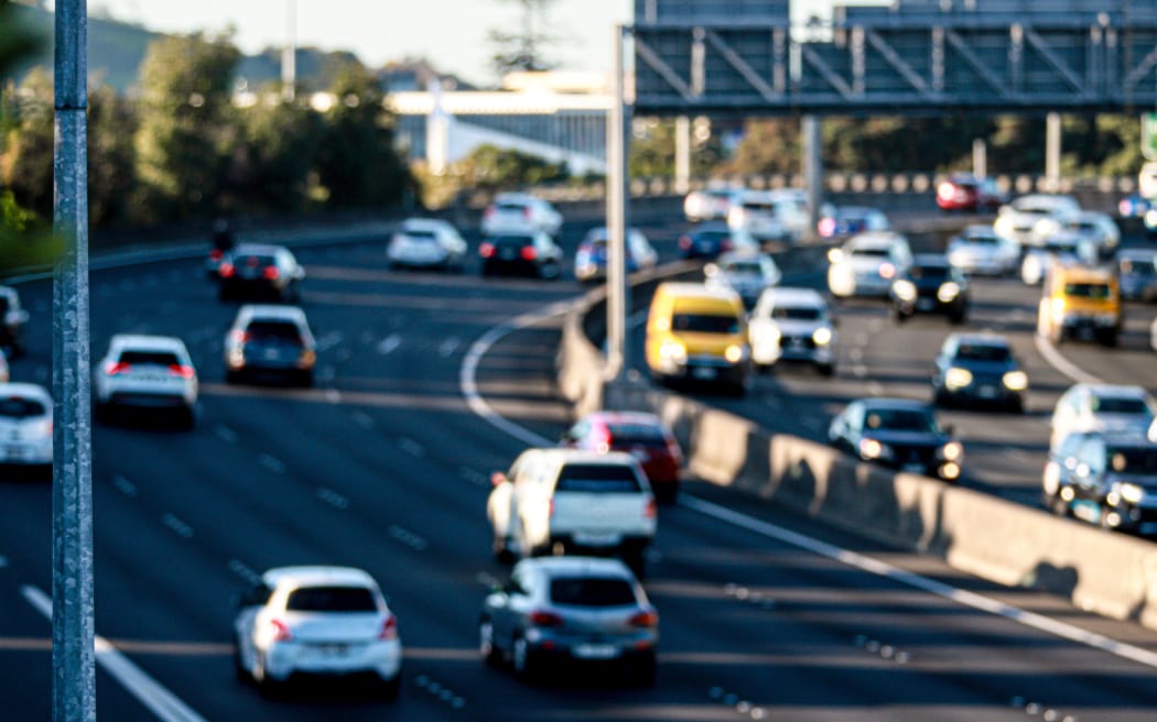 Traffic on Auckland motorway