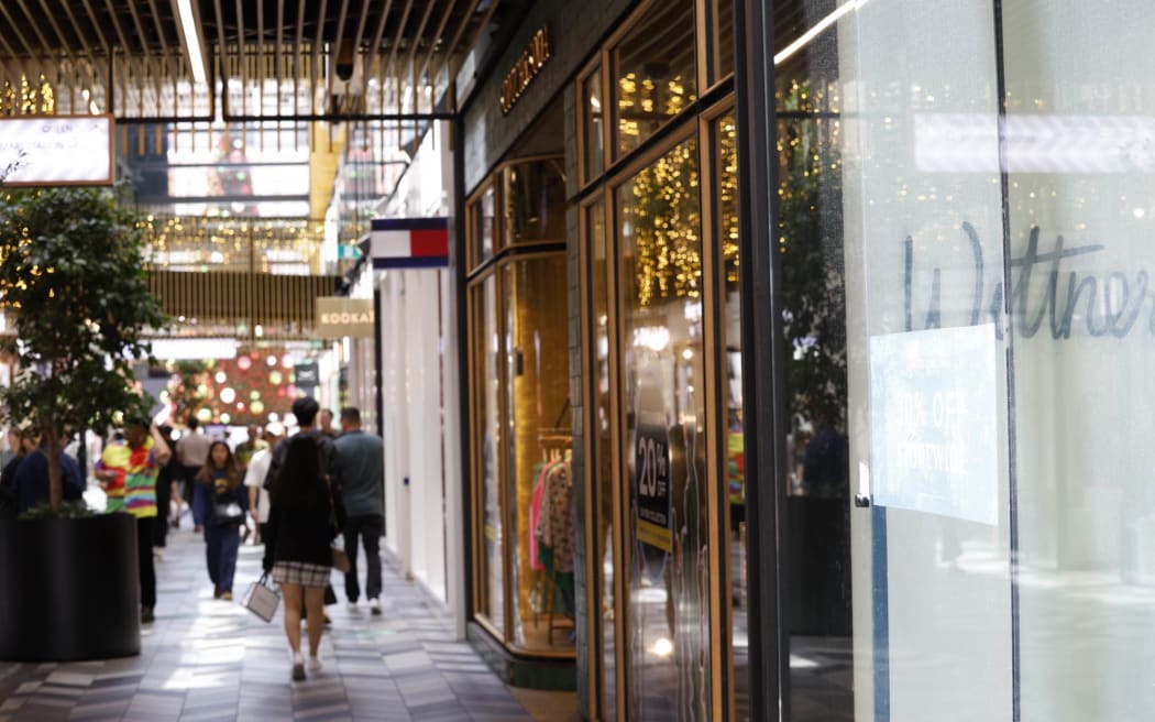 Shoppers in Commercial Bay, Auckland CBD for Black Friday Sales 29 November 2024.