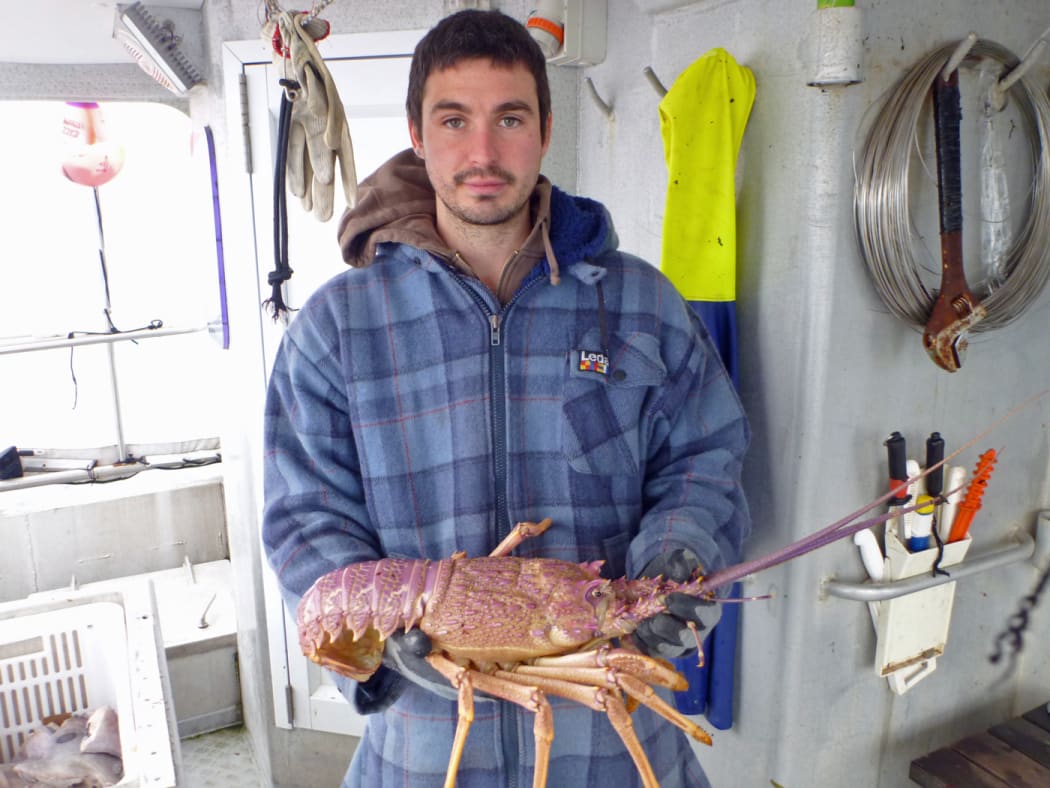 Bluff cray fisherman Jayce Fisher.