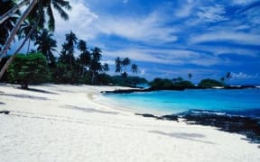 Beach in Samoa