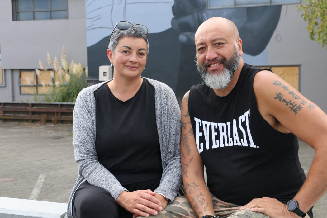 Greg Taipari with his wife Claire.