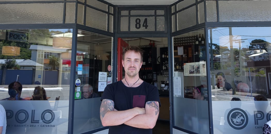 Co-owner of the Polo Café in Miramar Josh Pointon.
