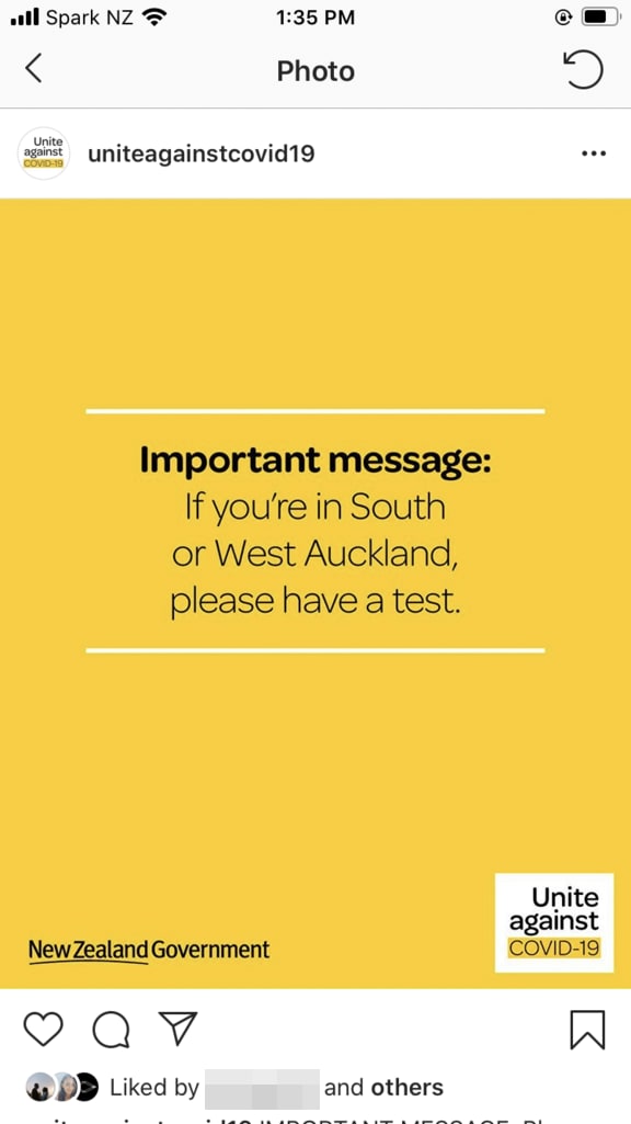 The government has encouraged hundreds of thousands of people in South and West Auckland to get a Covid-19 test, whether or not they are showing symptoms, but the Prime Minister says this was an 'oversimplification'.